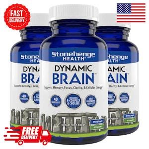 Stonehenge Health Dynamic Brain Supplement – Memory, Focus, Nootropic Support