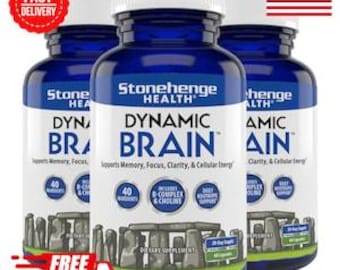 Stonehenge Health Dynamic Brain Supplement – Memory, Focus, Nootropic Support