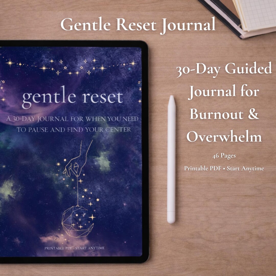 Gentle Reset Weekly Planner | Low-pressure Printable for Burnout ...