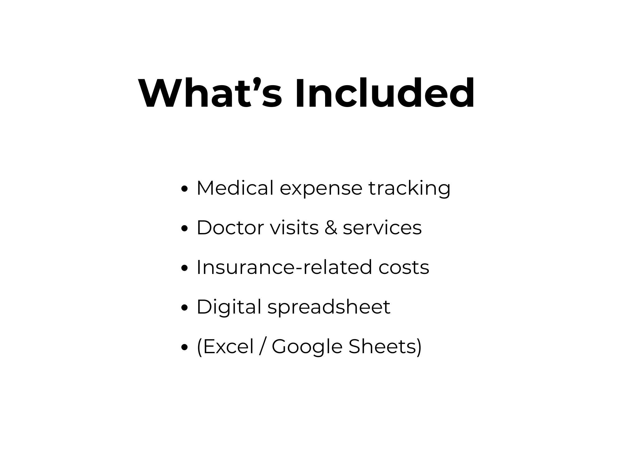 Medical Expenses Tracker Printable | Healthcare Cost Organizer | Doctor ...