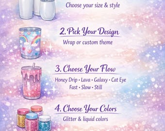 Custom Tumbler | Personalized Cup | Design Your Own Snow Globe or Glitter Tumbler | Custom Name Cup | Handmade Gift