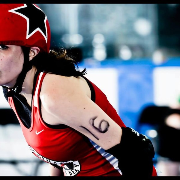 Patroon voor Roller Derby-helmhoes