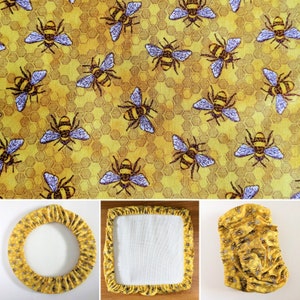 Grime Guard - Honey Time print - for Q-Snap & Hoops
