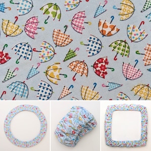 Grime Guard - Umbrellas print - for Q-Snap & Hoops