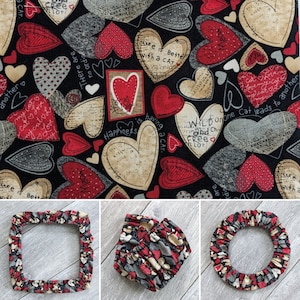 Grime Guard - Hearts for Cats print - for Q-Snap & Hoops