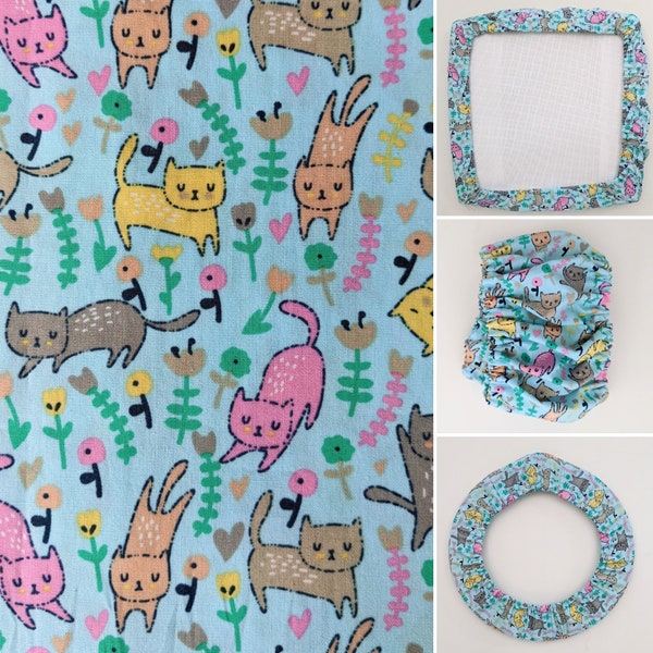 Grime Guard - Sleepy Cats print - for Q-Snap & Hoops