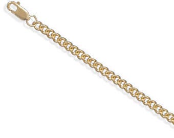3mm 14K Gold Filled Curb 080 Chain Necklace 16 18 20 22 24 30 inches