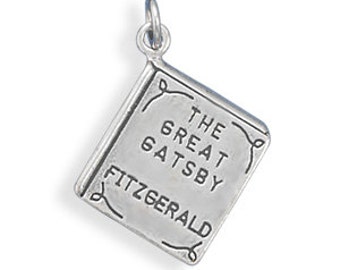 Sterling Silver The Great Gatsby Book Charm