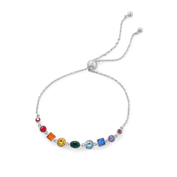 Ton Or Sur Argent Sterling 925 Heartbeat Poli réglable bracelet