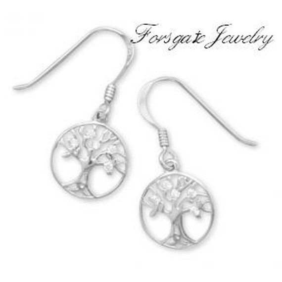 1 inch Rhodium Plated Polished Sterling Silver Cross French Wire Earrings