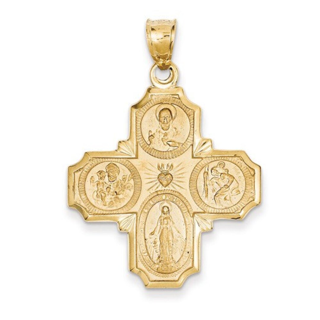 14k shop religious medals