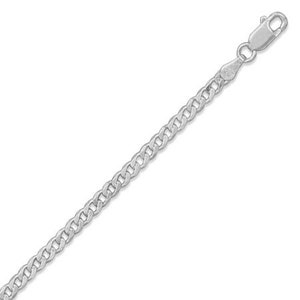 ENGRAVABLE Sterling Silver MEN or WOMEN'S Plain Cross Pendant 3mm Necklace Set 16 18 20 22 24 30 inches. image 2