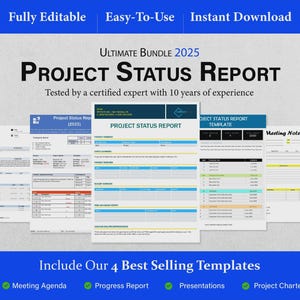Project Status Report Template | Work Activity | Project Summary | Document | Management Update