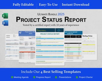 Project Status Report Template | Work Activity | Project Summary | Document | Management Update