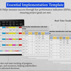 Project Implementation Plan Template | Stakeholder Management | Team Plan | Resource Implementation | Tracking & Reporting image 6