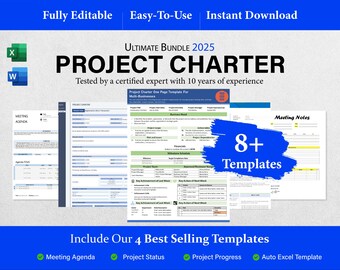 8+ Project Charter Template Excel | Download, Customize & Simplify Your Projects