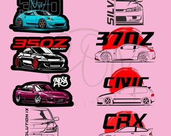 japans car bundle, japan car svg, car svg, car design, supra design