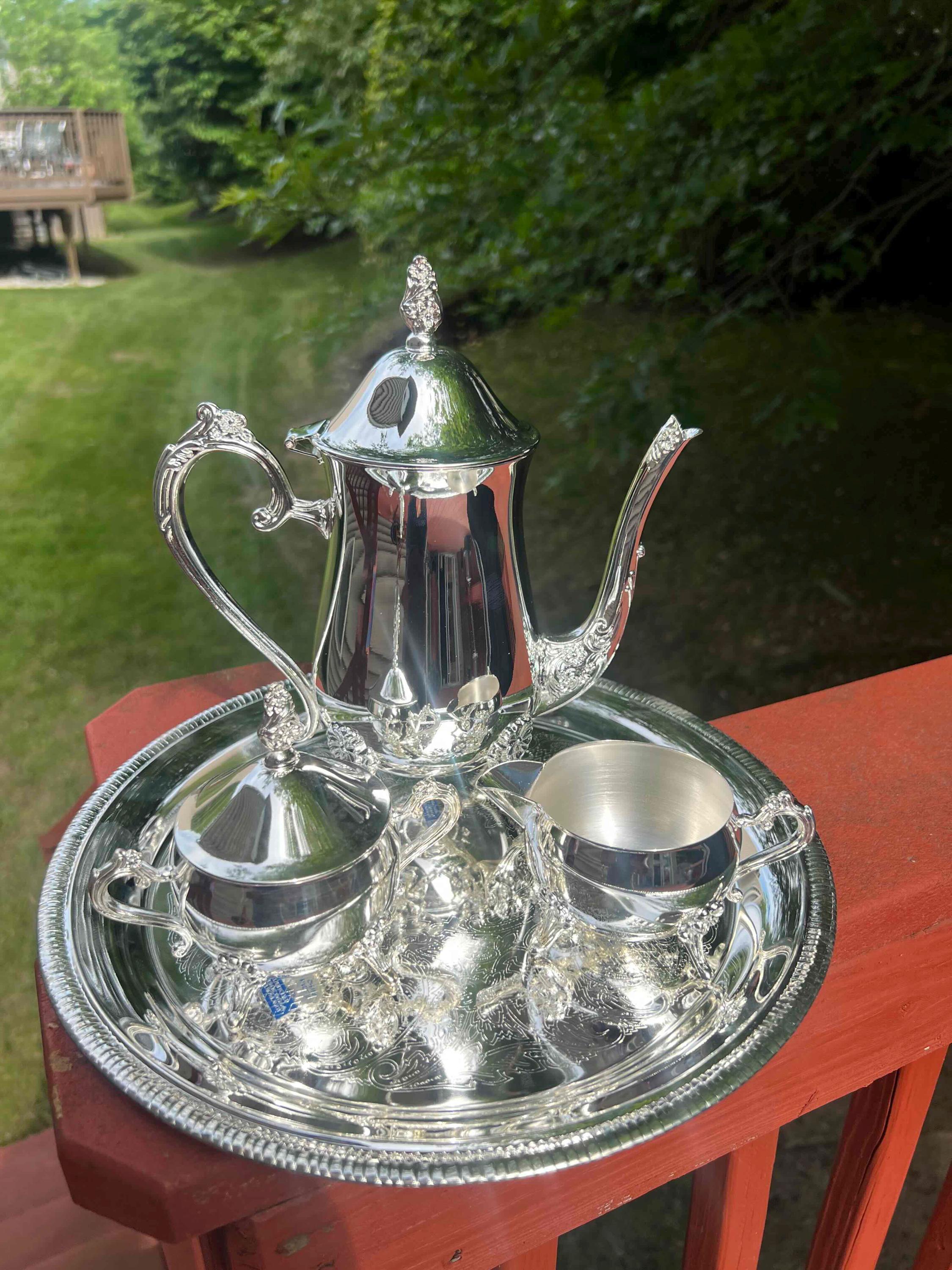 【Joseph Rodgers】 エドワーディアンのティーセット Wm Rogers Tea Set - Etsy