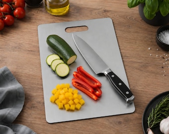 Stainless steel cutting board "Made in Germany"