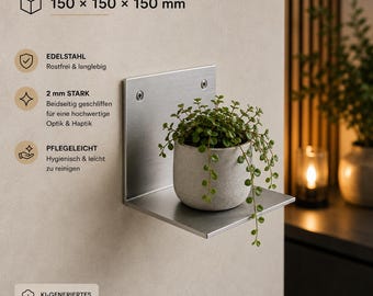 Blomställ i rostfritt stål