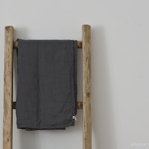 Grey Linen Bath Towel | 100% linen