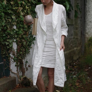 linen dress MINIMALISM | linen summer sleeveless dress | linen tank dress | minimal summer dress | boho dress