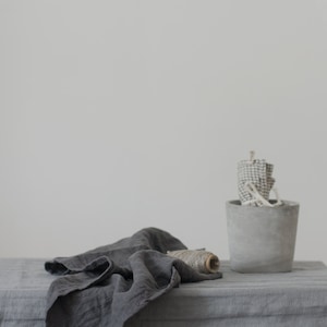 a set of 2 kitchen towels in GREY linen | linen tea towels | dish towel | linen tea towel | linen kitchen towel | tea towel | cottage towel