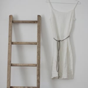 linen slip dress TWIG | casual and elegant summer linen slip dress | simple everyday linen dress | linen nightdress | linen chemise