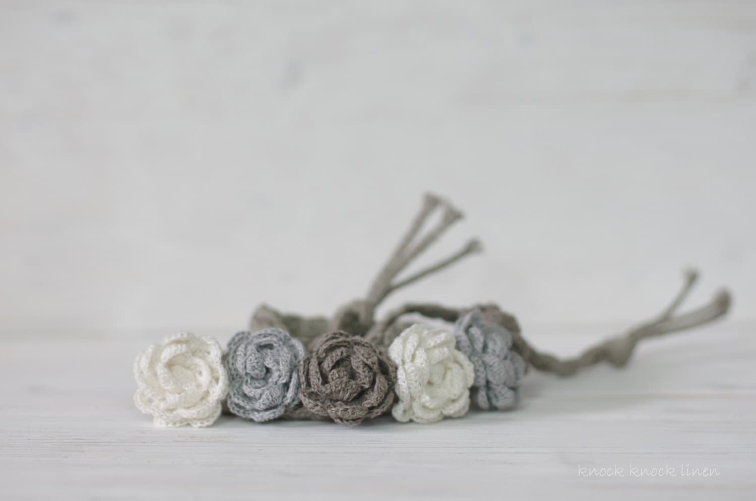 New Knock Knock Linen Handmade Crochet Floral Belt Head Band maxresdefault.jpg main image 4