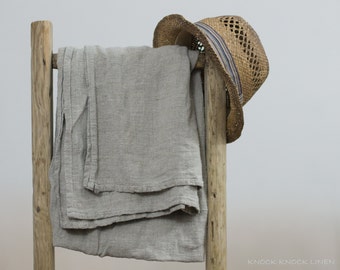 Burlap Linen Bath towel | natural linen towel