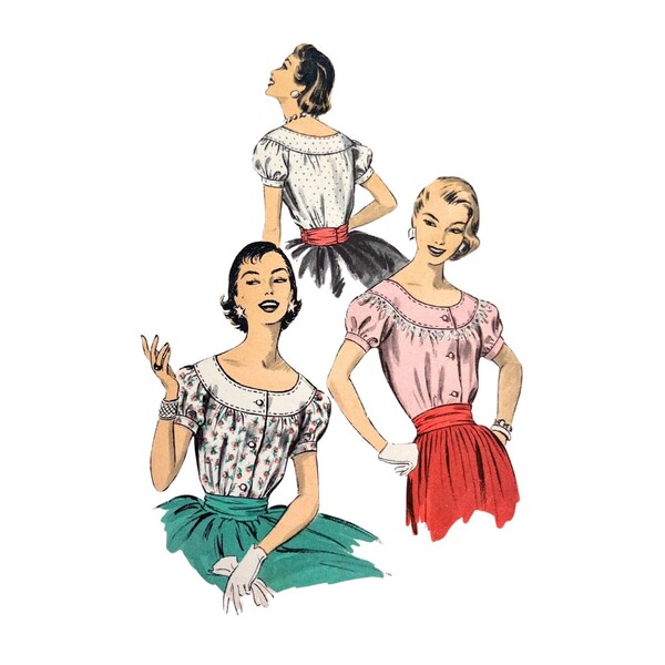 Blouse Patterns Etsy