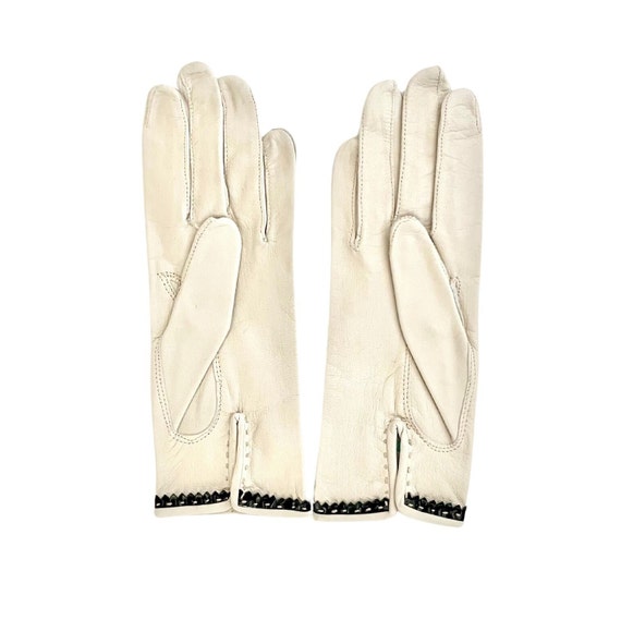 Vintage 1950s 60s Kay Fuchs Kay Gloves Ladies' Wh… - image 2