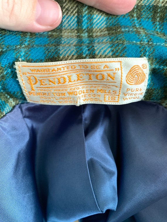 Vintage 1960s Pendleton Misses' Jacket and Skirt … - image 9