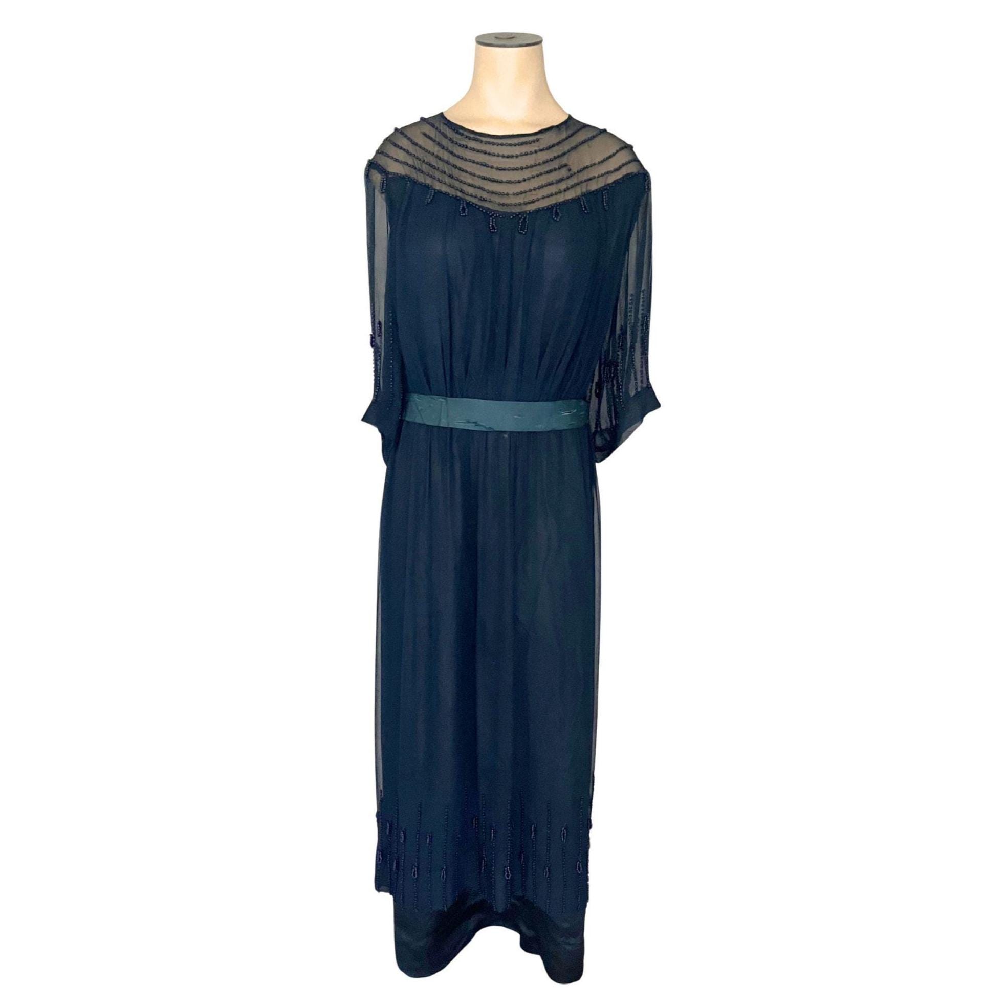 blue 1910s dress NORALEE ALICE DRESS main image 0