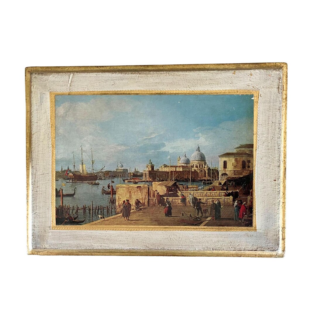 Vintage 1950s 60s Florentine Italian Wood Wall Hanging Plaque - Etsy