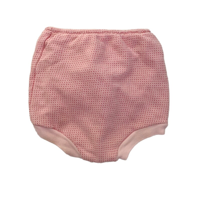 Vintage 1950s 60s Princess Pat Infant Girl Knit Top and Diaper Cover Set 0-3 Months