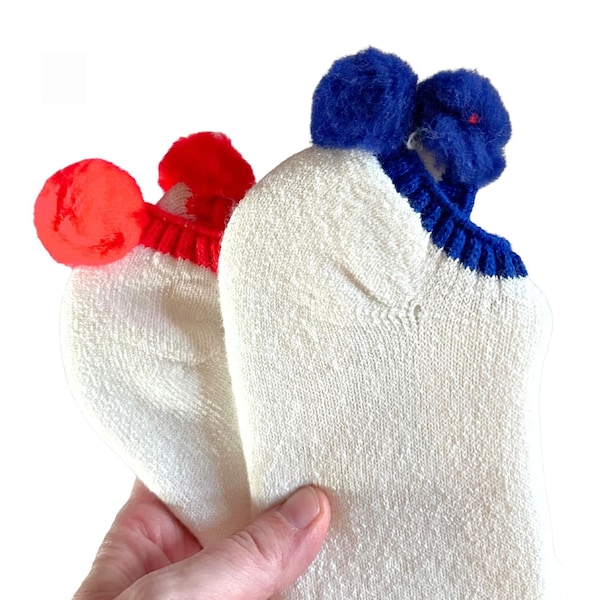 Pom Pom Socks Etsy
