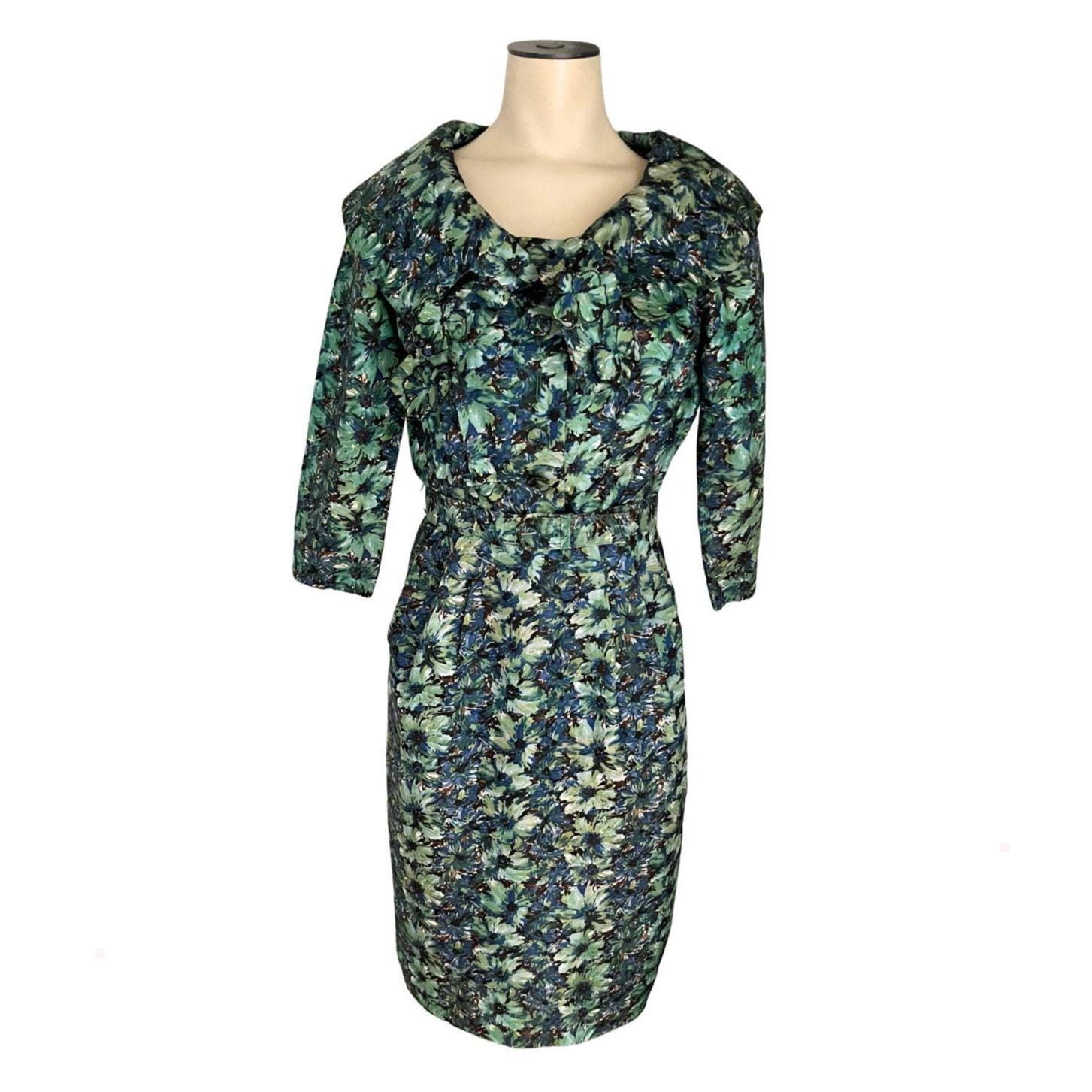 1950s Green Dress - Etsy