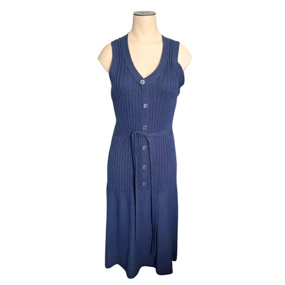 jaeger blue dress Hoss Jaeger Summer Dress | Blue Floral, M