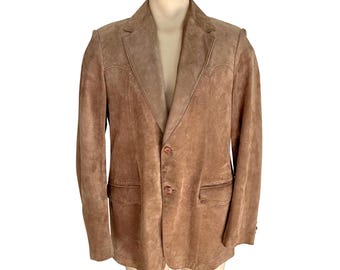 Vintage 1970s Levi's Western Wear Ultrasuede Jacket Blazer // Size