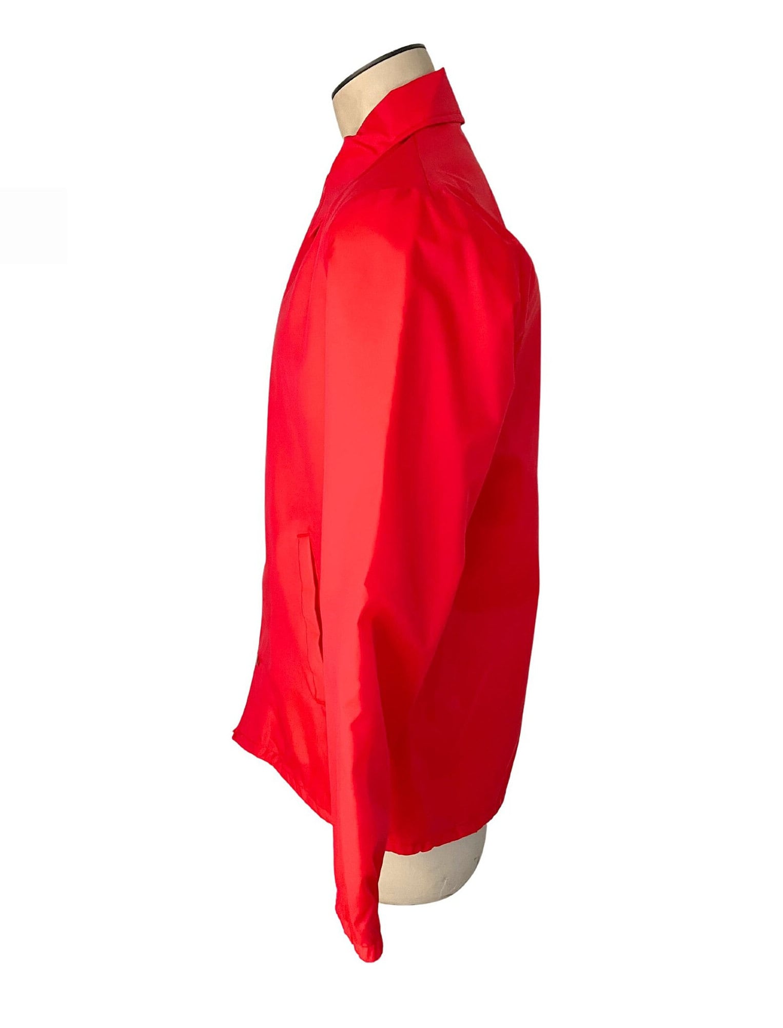 Vintage UNWORN 1960s 70s David Peyser Warm up Jacket Red // Size 