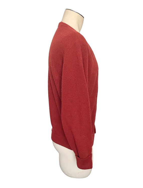 80s-90'S Lacoste IZOD Acrylic Knit Cardigan Made in USA Men's L Size Vintage acrylic lemon yellow Vintage Second Hand