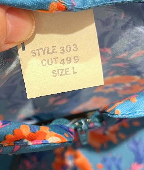 Vintage 1970s 80s Misses' Mandarin Collar Nightgo… - image 7