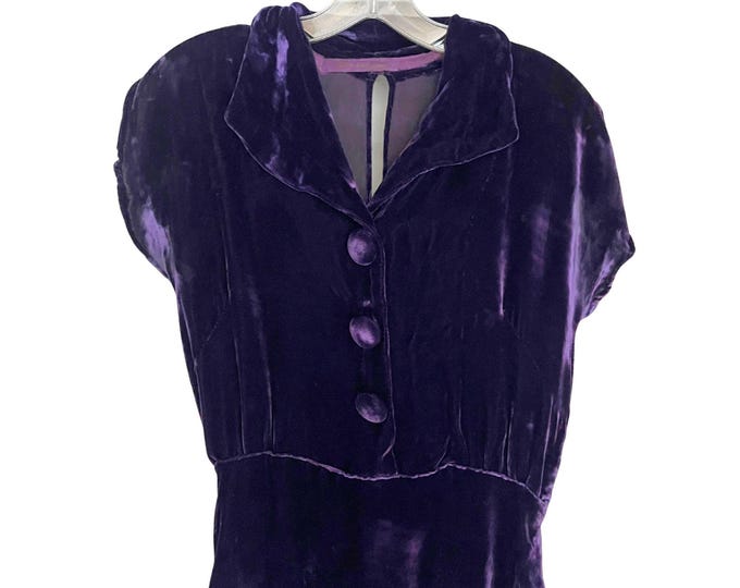 Purple Velvet Evening Dress,Sexy Formal Gown For Black Girls Y1835