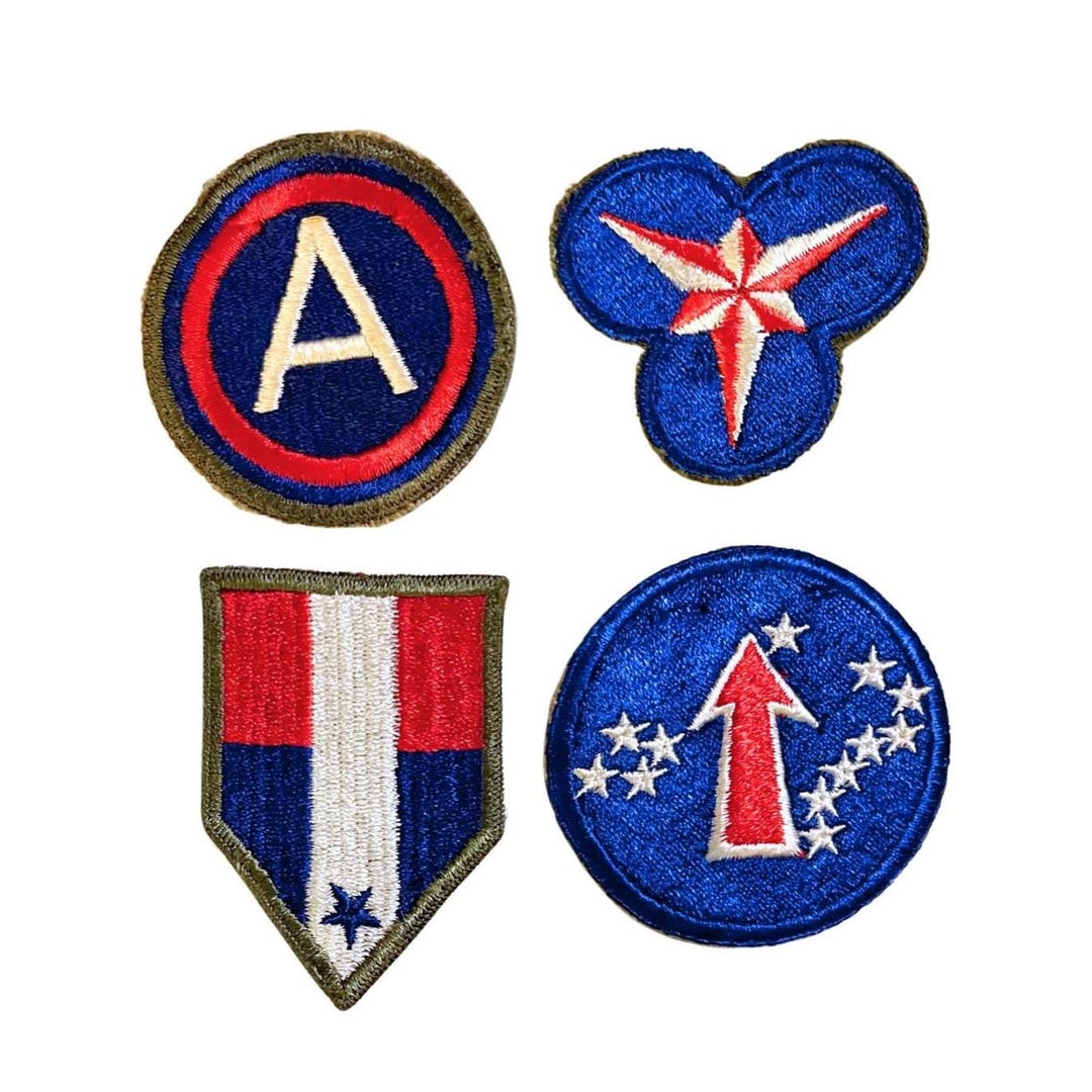 83 WWII US ARMY 30s 40s U.S. エンブレム ピンバッチ Vintage 1940s Original WWII US Army Patches - Etsy