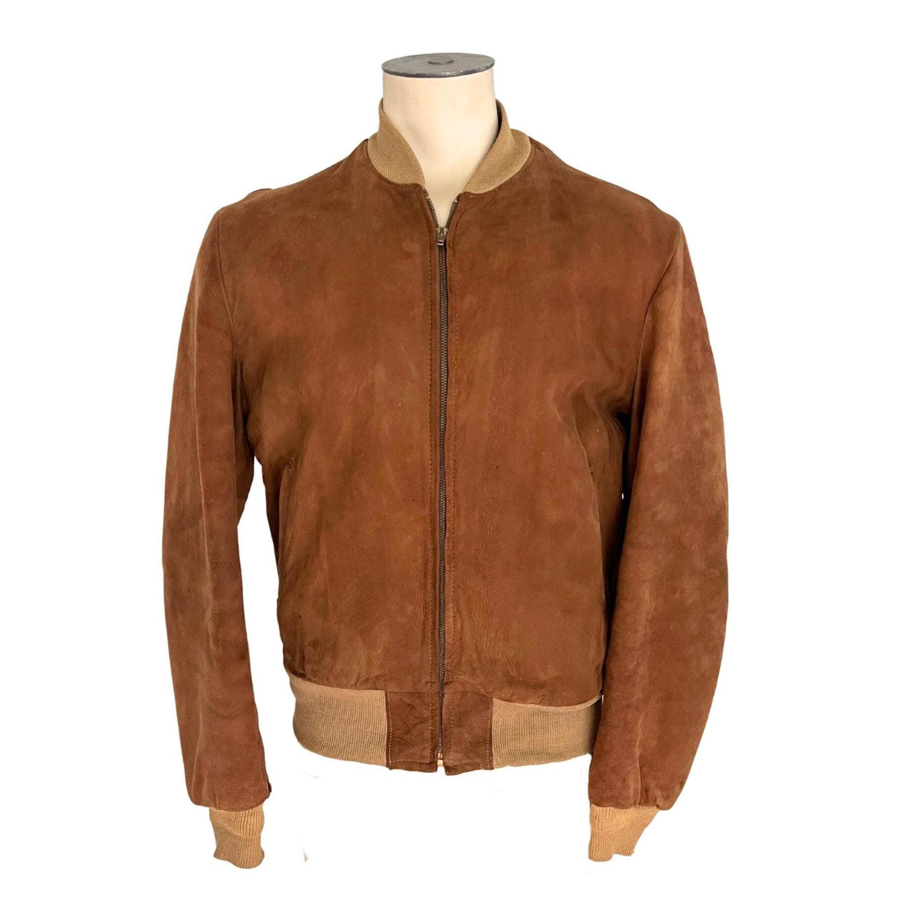 ワコマリア SUEDE LEATHER 50'S JACKET L Men's Vintage 1950's Suede Jacket - Etsy
