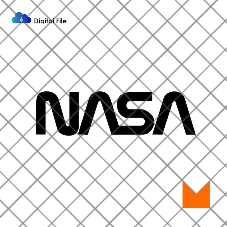 Nasa Grid Pattern NASA Logo - Digital Vector Silhouette | Pro Files Svg Dxf Png Ai Eps ...