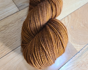 Hand-dyed Superwash Merino Wool Fingering Sock Yarn Indie Dyed yarn hand dyed Nature Inspired Luxury Yarn solid tonal in shade Ship Mast