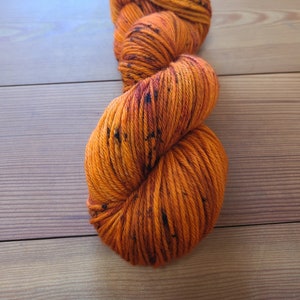 Hand-dyed Superwash Merino DK Wool Yarn Nature Inspired Yarn indie dyed yarn luxury wool yarn in colorway Cider House