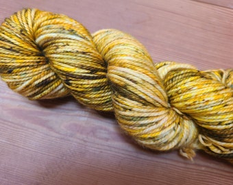 Hand-Dyed Superwash Merino Wool Yarn: Alpinglow Worsted Weight